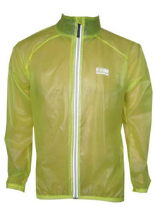 Funkier Stowaway Showerproof Cycling Jacket J1305 - Yellow