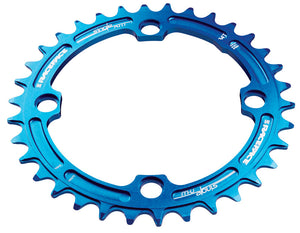 Race Face Narrow Wide Single Chainring - 104mm - Blue