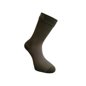DexShell Ultra Thin Crew - Waterproof Socks - Olive Green