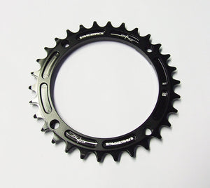 Race Face Narrow Wide Single Chainring 10-12 Speed - 104mm - Black