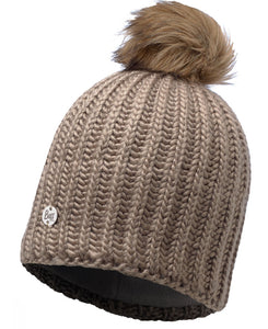 Buff - Glen Chic - Knitted & Polar Hat