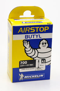 Michelin Airstop A2 Road Bike Inner Tube 700c x 25 32 Presta