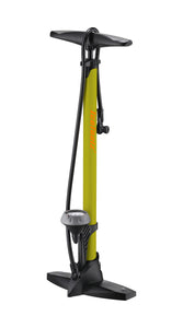 IceToolz Steel Barrel Dual Valve Floor Pump A451 - Yellow