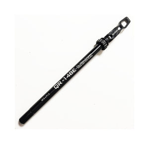 A2Z E-Tru 12mm Bolt Through Quick Release Axle - Black