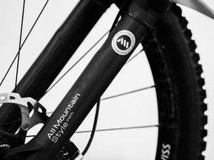 AMS Honeycomb Fork Guard High on Bikes - Main Image