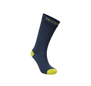 DexShell Ultra Thin Crew - Waterproof Socks - Navy / Lime