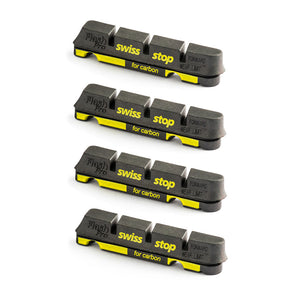 Swissstop Flash Pro Black Prince Carbon Rim Road Brake Pads fits Shimano / Sram