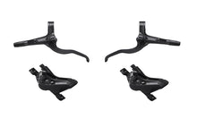 Load image into Gallery viewer, Shimano BR-MT420 / BL-MT401 Post Mount Calliper 4 Piston Disc Brake Set FR + RR