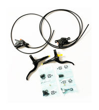 Load image into Gallery viewer, Shimano BR-MT420 / BL-MT401 Post Mount Calliper 4 Piston Disc Brake Set FR + RR