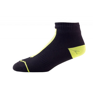 SealSkinz Road Socklet - Black / Yellow
