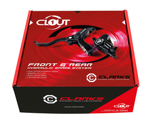 Clarks Clout1 Hydraulic Disc Brake Set - F & R - 160mm