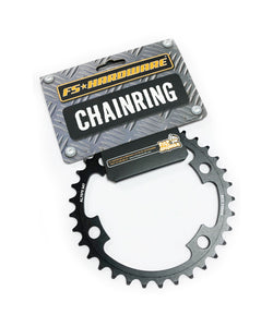 FS Hardware Road Bike Alloy Chainring - Shimano 4 Bolt - 34T - 11 speed - 110mm