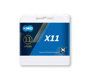 KMC X11 Chain - 11 Speed - 114L - Silver / Black