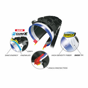Michelin E-Wild Rear Tyre - TL-Ready - Folding
