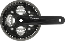 Load image into Gallery viewer, SunRace FCM500 Triple Chainset Square Taper - 7/8 Speed