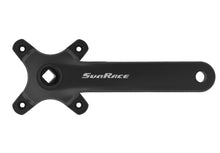 Load image into Gallery viewer, SunRace FCM800 Chainset Square Taper - No Ring - 175mm