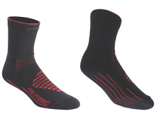 Load image into Gallery viewer, BBB Firfeet Socks BSO-16 Black / Red