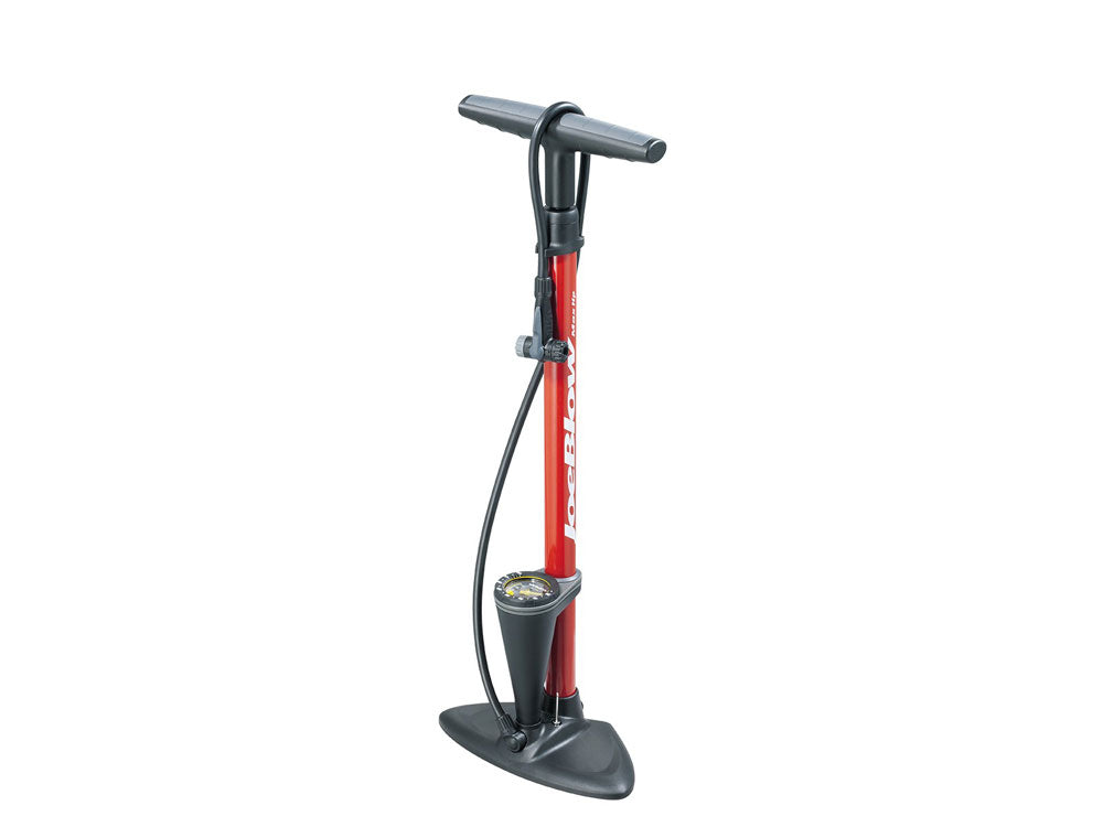 Topeak Joe Blow Max HP Floor Pump Red High on Bikes