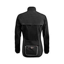 Load image into Gallery viewer, Funkier Ladies Waterproof Cycling Jacket - J1403 - Black
