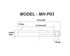 VP Components 1 1/8" Headset Bearings - MH-P03 - 41x30.15x6.5-45/45