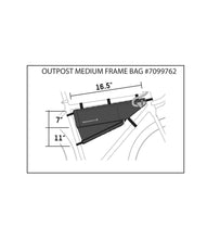 Load image into Gallery viewer, Blackburn Outpost Frame Bag - Medium