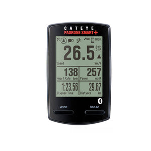 Cateye Padrone Smart + Wireless Bike Computer CC-SC100B - Black