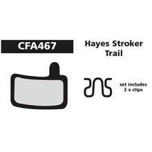 Load image into Gallery viewer, EBC - CFA467 - Green - Hayes Stroker Trail Disc Brake Pads