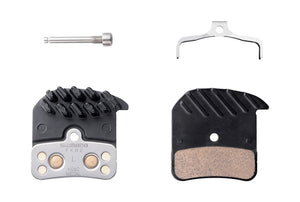 Shimano Metal Sintered Disc Brake Pads Alloy Backed with Cooling Fins - H03C