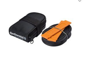 Continental Road Bike Saddlebag 1 x Race 28 (42mm) Innertube + 2 x Tyre Levers