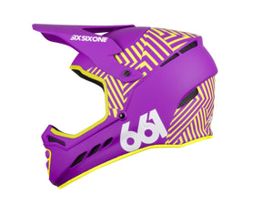 SixSixOne Reset Full Face Helmet - Dazzle Purple