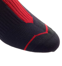 Load image into Gallery viewer, SealSkinz Road Socklet - Black / Red