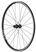 Load image into Gallery viewer, Shimano WH-RS100 Road Wheels 9/10/11 speed 700c QR Black PAIR