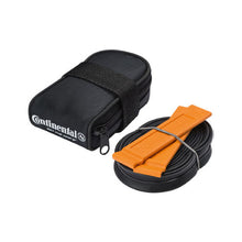 Load image into Gallery viewer, Continental Road Bike Saddlebag 1 x Race 28 (60mm) Innertube + 2 x Tyre Levers