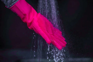 Muc-Off Deep Scrubber Cleaning Gloves - Pink