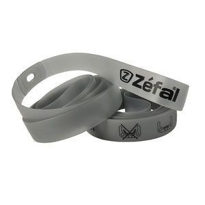 Zefal Soft Pvc Road Bike Rim Strip - Grey Pair - 700 x 18mm