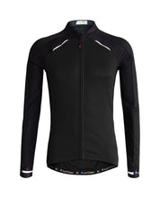 Load image into Gallery viewer, Funkier Talana Thermal Long Sleeve Jersey - Black