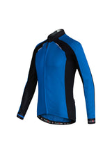 Load image into Gallery viewer, Funkier Talana Thermal Long Sleeve Jersey - Blue / Black