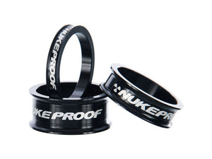 Nukeproof Turbine Alloy Headset Spacer Pack 1 1/8" - Black