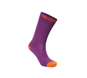 DexShell Ultra Thin Crew - Waterproof Socks - Purple / Orange