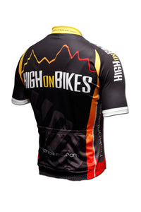 High on Bikes V2 - Short Sleeve Cycling Jersey