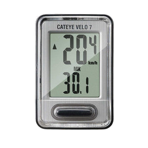Cateye Velo 7 Wired Computer - Silver