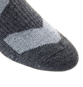 SealSkinz Walking Thin Socklet - Grey Marl / Dark Grey