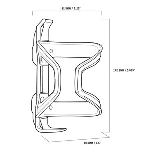 Blackburn Wayside Side Entry MTB Water Bottle Cage - Black