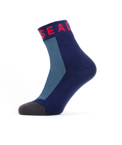 SealSkinz Waterproof Warm Weather Ankle Length Socks + Hydrostop