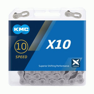 KMC X10 Chain - 10 Speed - Grey - 114 link