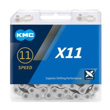 Load image into Gallery viewer, KMC X11 Chain - 11 Speed - 114L - Silver